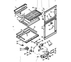 Kenmore 1067606242 breaker & partition parts diagram