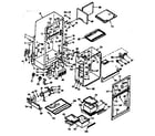 Kenmore 1067608441 cabinet parts diagram