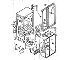 Kenmore 1067611360 cabinet parts diagram