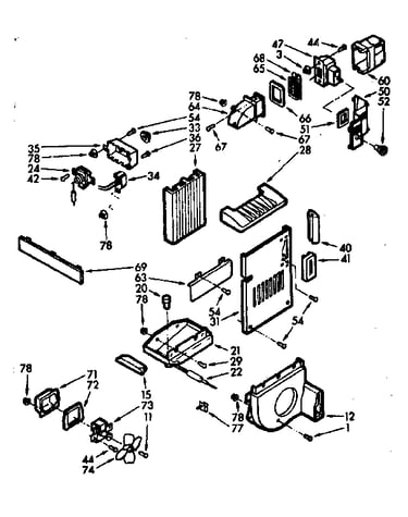 Air flow and control parts