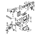 Kenmore 1067611420 air flow and control parts diagram
