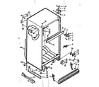 Kenmore 1067613000 cabinet parts diagram