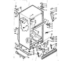 Kenmore 1067613240 cabinet parts diagram