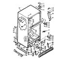 Kenmore 1067615400 cabinet parts diagram