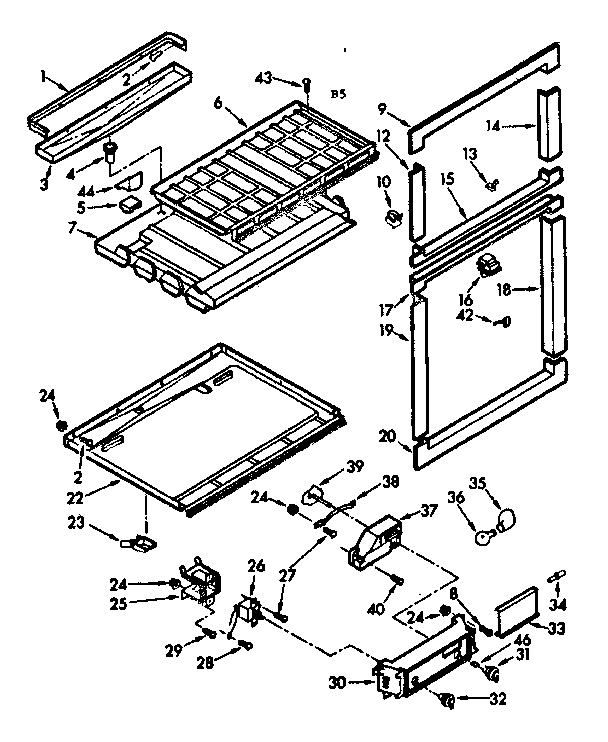 Breaker & partition parts