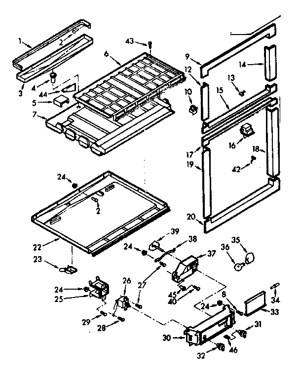 Breaker and partition parts