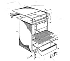 Kenmore 1067905020 cabinet parts diagram