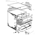 Kenmore 1067906020 cabinet parts diagram