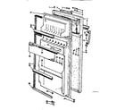 Kenmore 1067908200 door parts diagram