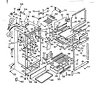 Kenmore 2536688043 cabinet parts diagram