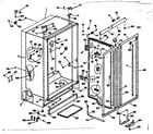 Kenmore 2536690101 cabinet liner & divider parts diagram