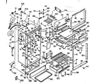 Kenmore 2536698020 cabinet parts diagram