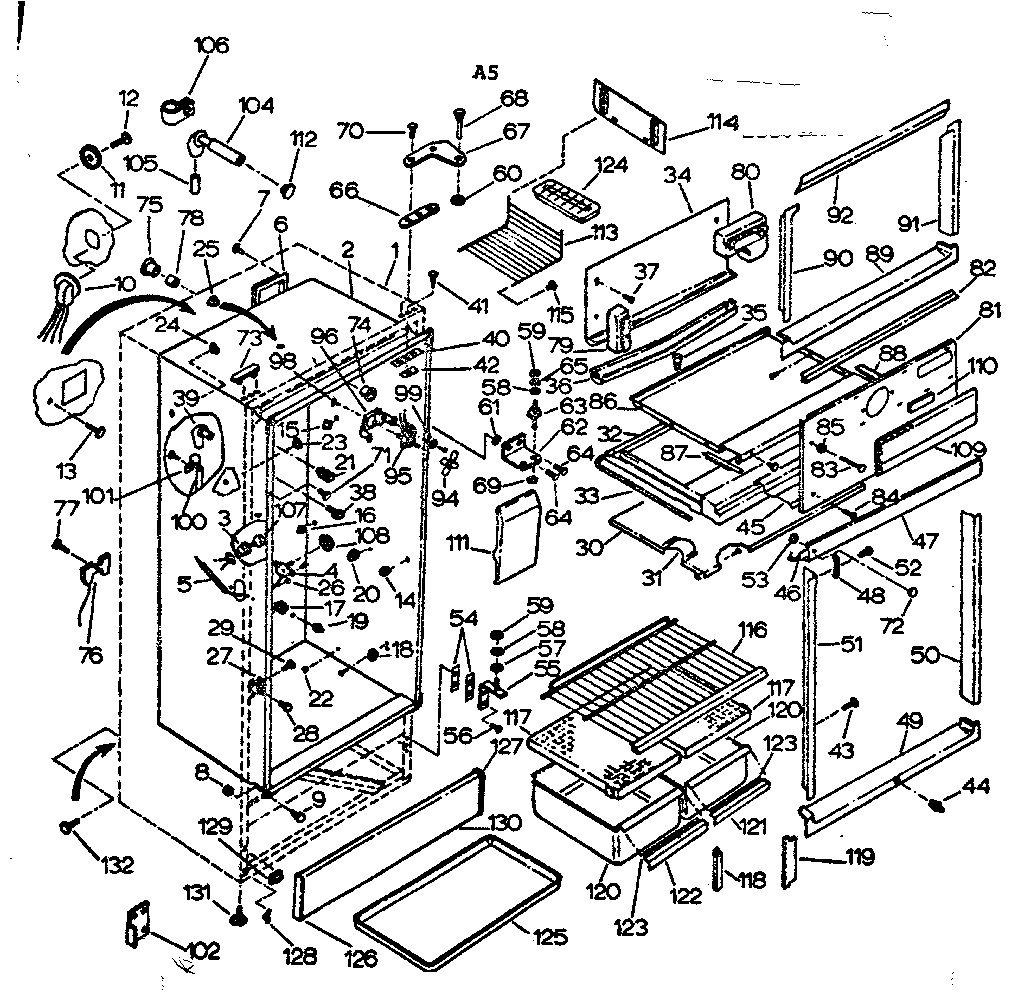 Cabinet parts