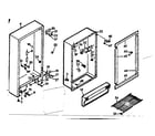 Kenmore 106629201 cabinet parts diagram