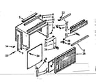 Kenmore 10669180 cabinet parts diagram