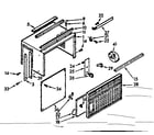 Kenmore 10669181 cabinet parts diagram