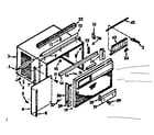 Kenmore 10669650 cabinet parts diagram
