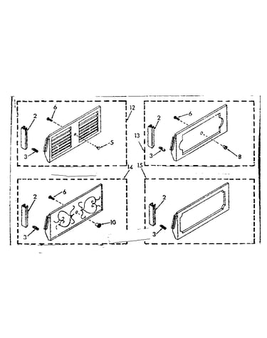 Accessory decorator panel kit parts