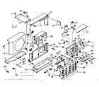 Kenmore 10669770 air flow parts diagram