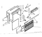 Kenmore 10670120 cabinet parts diagram