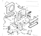 Kenmore 10670145 air flow parts diagram