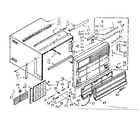 Kenmore 10670190 cabinet parts diagram