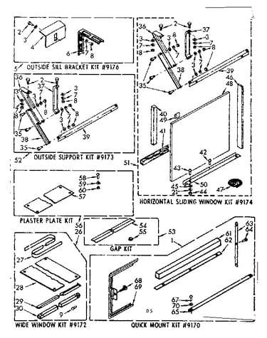 Accessory kit parts