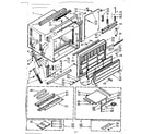 Kenmore 10670225 cabinet parts diagram