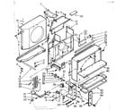 Kenmore 10670225 air flow parts diagram