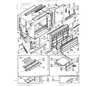 Kenmore 10670226 cabinet parts diagram