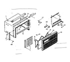 Kenmore 10670271 cabinet parts diagram