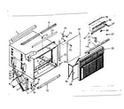 Kenmore 10670620 cabinet parts diagram