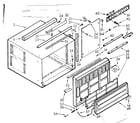 Kenmore 10670705 cabinet parts diagram