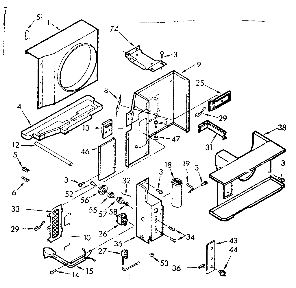 Air flow parts