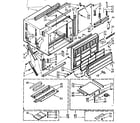Kenmore 10670725 cabinet parts diagram