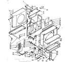 Kenmore 10670725 air flow parts diagram