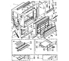 Kenmore 10670726 cabinet parts diagram