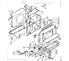 Kenmore 10670726 air flow parts diagram