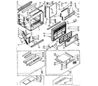 Kenmore 10670730 cabinet parts diagram