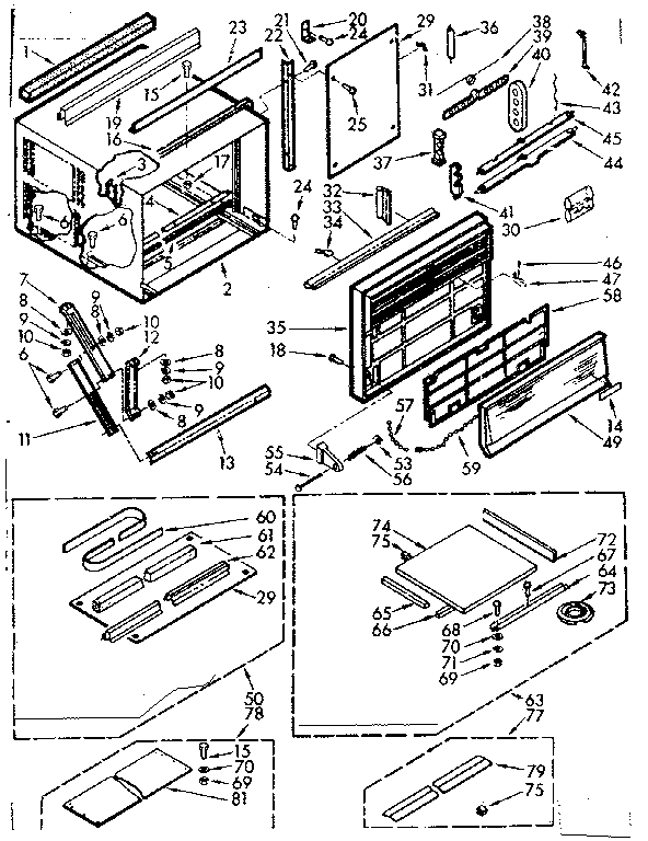 Cabinet parts