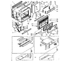 Kenmore 10670740 cabinet parts diagram