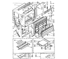 Kenmore 10670805 cabinet parts diagram