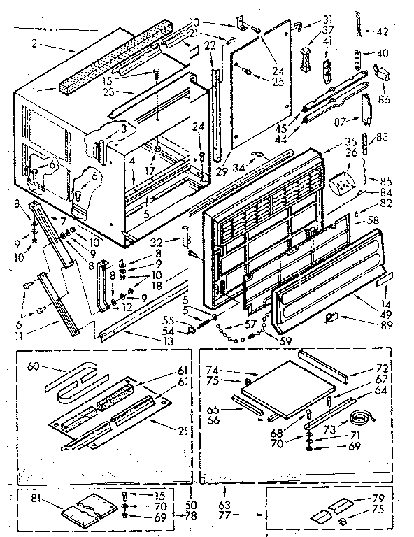 Cabinet parts