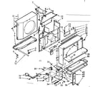 Kenmore 10670806 air flow parts diagram