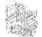 Kenmore 10670815 air flow parts diagram