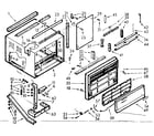 Kenmore 10670940 cabinet parts diagram