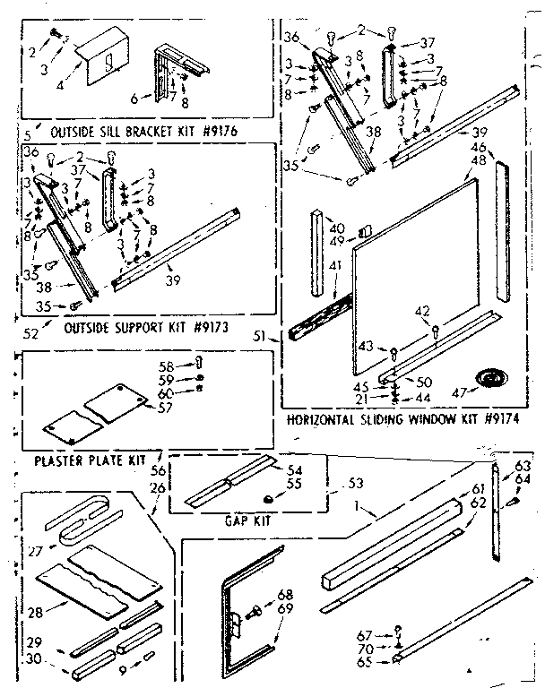 Accessory kit parts
