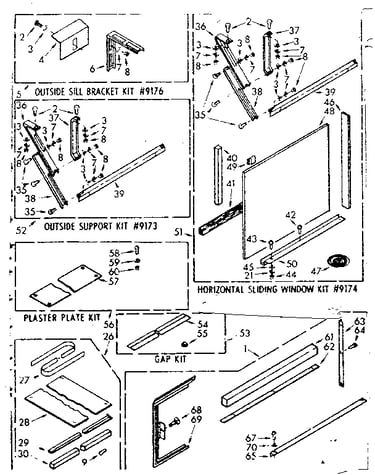 Accessory kit parts
