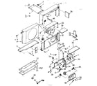 Kenmore 10671070 air flow parts diagram
