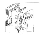 Kenmore 10671080 cabinet parts diagram